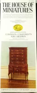 Chippendale Straight-Top Highboy kit 40022